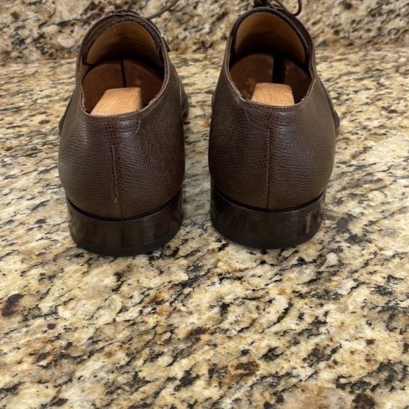 Louis Vuitton Mens Brown Leather Shoes Lace 10 Fit like an 11 main image 8